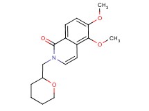 5,6-dimethoxy-2-(tetrahydro-2H-pyran-2-ylmethyl)isoquinolin-1(2H)-one