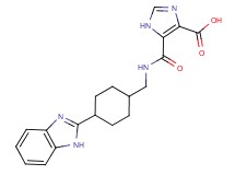 5-[({[4-(1H-benzimidazol-2-yl)cyclohexyl]methyl}amino)carbonyl]-1H-imidazole-4-carboxylic acid