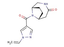 (1S*,6R*)-9-[(1-vinyl-1H-pyrazol-4-yl)carbonyl]-3,9-diazabicyclo[4.2.1]nonan-4-one