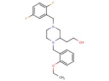 2-[4-(2,5-difluorobenzyl)-1-(2-ethoxybenzyl)-2-piperazinyl]ethanol