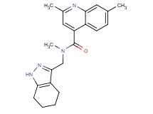 N,2,7-trimethyl-N-(4,5,6,7-tetrahydro-1H-indazol-3-ylmethyl)quinoline-4-carboxamide