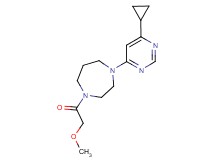 1-(6-cyclopropylpyrimidin-4-yl)-4-(methoxyacetyl)-1,4-diazepane