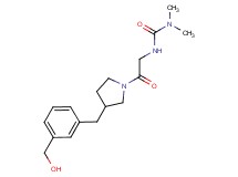 N'-(2-{3-[3-(hydroxymethyl)benzyl]pyrrolidin-1-yl}-2-oxoethyl)-N,N-dimethylurea