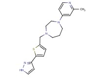 1-(2-methyl-4-pyridinyl)-4-{[5-(1H-pyrazol-3-yl)-2-thienyl]methyl}-1,4-diazepane