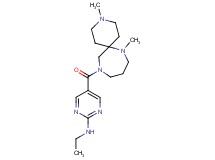 5-[(3,7-dimethyl-3,7,11-triazaspiro[5.6]dodec-11-yl)carbonyl]-N-ethylpyrimidin-2-amine