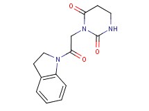 3-[2-(2,3-dihydro-1H-indol-1-yl)-2-oxoethyl]dihydropyrimidine-2,4(1H,3H)-dione