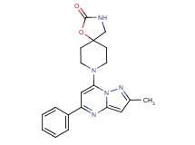 8-(2-methyl-5-phenylpyrazolo[1,5-a]pyrimidin-7-yl)-1-oxa-3,8-diazaspiro[4.5]decan-2-one
