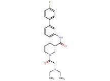 1-(N,N-diethylglycyl)-N-(4'-fluoro-3-biphenylyl)-3-piperidinecarboxamide