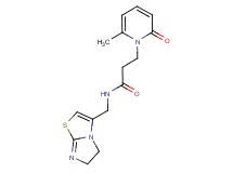 N-(5,6-dihydroimidazo[2,1-b][1,3]thiazol-3-ylmethyl)-3-(6-methyl-2-oxopyridin-1(2H)-yl)propanamide