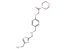 1-(4-ethyl-1,3-thiazol-2-yl)-N-[4-(2-morpholin-4-yl-2-oxoethoxy)benzyl]methanamine