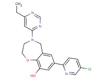 7-(5-chloropyridin-2-yl)-4-(6-ethylpyrimidin-4-yl)-2,3,4,5-tetrahydro-1,4-benzoxazepin-9-ol