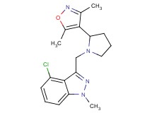 4-chloro-3-{[2-(3,5-dimethylisoxazol-4-yl)pyrrolidin-1-yl]methyl}-1-methyl-1H-indazole