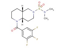 (4aR*,8aS*)-N,N-dimethyl-1-(3,4,5-trifluorobenzoyl)octahydro-1,6-naphthyridine-6(2H)-sulfonamide