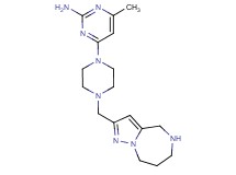 4-methyl-6-[4-(5,6,7,8-tetrahydro-4H-pyrazolo[1,5-a][1,4]diazepin-2-ylmethyl)-1-piperazinyl]-2-pyrimidinamine dihydrochloride