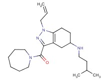 1-allyl-3-(1-azepanylcarbonyl)-N-(3-methylbutyl)-4,5,6,7-tetrahydro-1H-indazol-5-amine