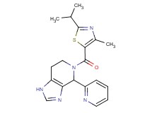 5-[(2-isopropyl-4-methyl-1,3-thiazol-5-yl)carbonyl]-4-pyridin-2-yl-4,5,6,7-tetrahydro-1H-imidazo[4,5-c]pyridine