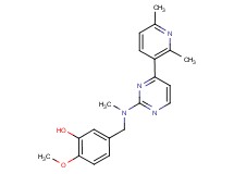 5-{[[4-(2,6-dimethylpyridin-3-yl)pyrimidin-2-yl](methyl)amino]methyl}-2-methoxyphenol
