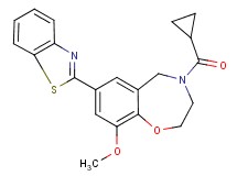 7-(1,3-benzothiazol-2-yl)-4-(cyclopropylcarbonyl)-9-methoxy-2,3,4,5-tetrahydro-1,4-benzoxazepine