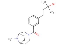 2-methyl-4-(3-{[(1R*,6S*)-9-methyl-3,9-diazabicyclo[4.2.1]non-3-yl]carbonyl}phenyl)-2-butanol
