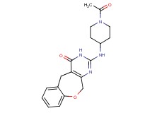 2-[(1-acetylpiperidin-4-yl)amino]-5,11-dihydro[1]benzoxepino[3,4-d]pyrimidin-4(3H)-one