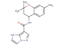N-(2,2,7-trimethyl-3,4-dihydro-2H-chromen-4-yl)-1H-imidazo[1,2-b]pyrazole-7-carboxamide
