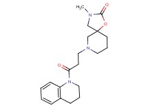 7-[3-(3,4-dihydro-1(2H)-quinolinyl)-3-oxopropyl]-3-methyl-1-oxa-3,7-diazaspiro[4.5]decan-2-one