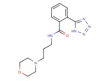 N-(3-morpholin-4-ylpropyl)-2-(1H-tetrazol-5-yl)benzamide