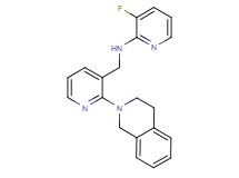 N-{[2-(3,4-dihydroisoquinolin-2(1H)-yl)pyridin-3-yl]methyl}-3-fluoropyridin-2-amine