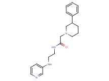 2-(3-phenyl-1-piperidinyl)-N-[2-(3-pyridinylamino)ethyl]acetamide
