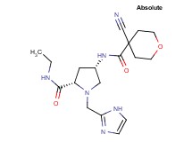 (4S)-4-{[(4-cyanotetrahydro-2H-pyran-4-yl)carbonyl]amino}-N-ethyl-1-(1H-imidazol-2-ylmethyl)-L-prolinamide