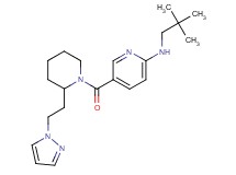 N-(2,2-dimethylpropyl)-5-({2-[2-(1H-pyrazol-1-yl)ethyl]piperidin-1-yl}carbonyl)pyridin-2-amine