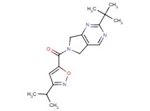 2-tert-butyl-6-[(3-isopropylisoxazol-5-yl)carbonyl]-6,7-dihydro-5H-pyrrolo[3,4-d]pyrimidine