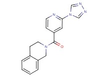 2-[2-(4H-1,2,4-triazol-4-yl)isonicotinoyl]-1,2,3,4-tetrahydroisoquinoline