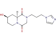 (8R*,9aS*)-8-hydroxy-2-[3-(1H-imidazol-1-yl)propyl]tetrahydro-2H-pyrido[1,2-a]pyrazine-1,4(3H,6H)-dione