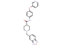 1-(2,1,3-benzoxadiazol-5-ylmethyl)-N-[4-(3-pyridinyloxy)phenyl]-4-piperidinecarboxamide