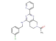 7-acetyl-N-(3-chlorobenzyl)-2-pyridin-2-yl-5,6,7,8-tetrahydropyrido[3,4-d]pyrimidin-4-amine