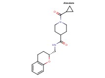 1-(cyclopropylcarbonyl)-N-[(2R)-3,4-dihydro-2H-chromen-2-ylmethyl]-4-piperidinecarboxamide