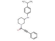 N-(4-isopropylphenyl)-1-(3-phenyl-2-propynoyl)-3-piperidinamine