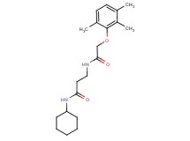 N-cyclohexyl-3-{[(2,3,6-trimethylphenoxy)acetyl]amino}propanamide