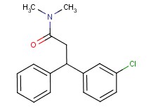 3-(3-chlorophenyl)-N,N-dimethyl-3-phenylpropanamide