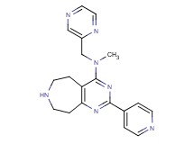N-methyl-N-(2-pyrazinylmethyl)-2-(4-pyridinyl)-6,7,8,9-tetrahydro-5H-pyrimido[4,5-d]azepin-4-amine hydrochloride