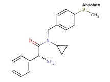 (2R)-2-amino-N-cyclopropyl-N-[4-(methylthio)benzyl]-2-phenylacetamide hydrochloride