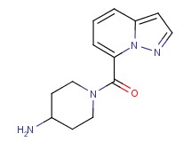 1-(pyrazolo[1,5-a]pyridin-7-ylcarbonyl)-4-piperidinamine hydrochloride