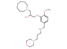 1-(1-azocanyl)-3-[2-methoxy-5-({[3-(4-morpholinyl)propyl]amino}methyl)phenoxy]-2-propanol