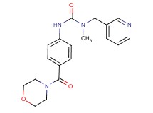 N-methyl-N'-[4-(morpholin-4-ylcarbonyl)phenyl]-N-(pyridin-3-ylmethyl)urea