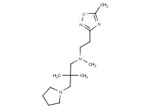 (2,2-dimethyl-3-pyrrolidin-1-ylpropyl)methyl[2-(5-methyl-1,2,4-oxadiazol-3-yl)ethyl]amine