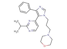 4-{3-[5-(2-isopropylpyrimidin-4-yl)-4-phenyl-1H-imidazol-1-yl]propyl}morpholine