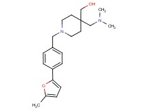 {4-[(dimethylamino)methyl]-1-[4-(5-methyl-2-furyl)benzyl]piperidin-4-yl}methanol