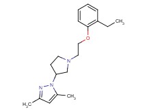 1-{1-[2-(2-ethylphenoxy)ethyl]pyrrolidin-3-yl}-3,5-dimethyl-1H-pyrazole