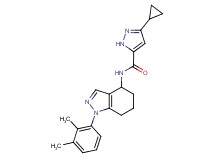 3-cyclopropyl-N-[1-(2,3-dimethylphenyl)-4,5,6,7-tetrahydro-1H-indazol-4-yl]-1H-pyrazole-5-carboxamide